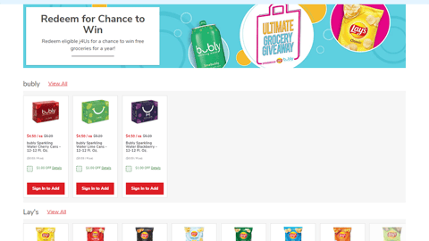 Jewel-Osco PepsiCo 'Ultimate Grocery Giveaway' Brand Showcase